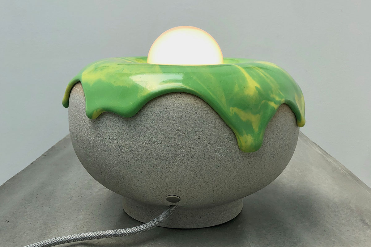 Brinkman Green Slime Lamp