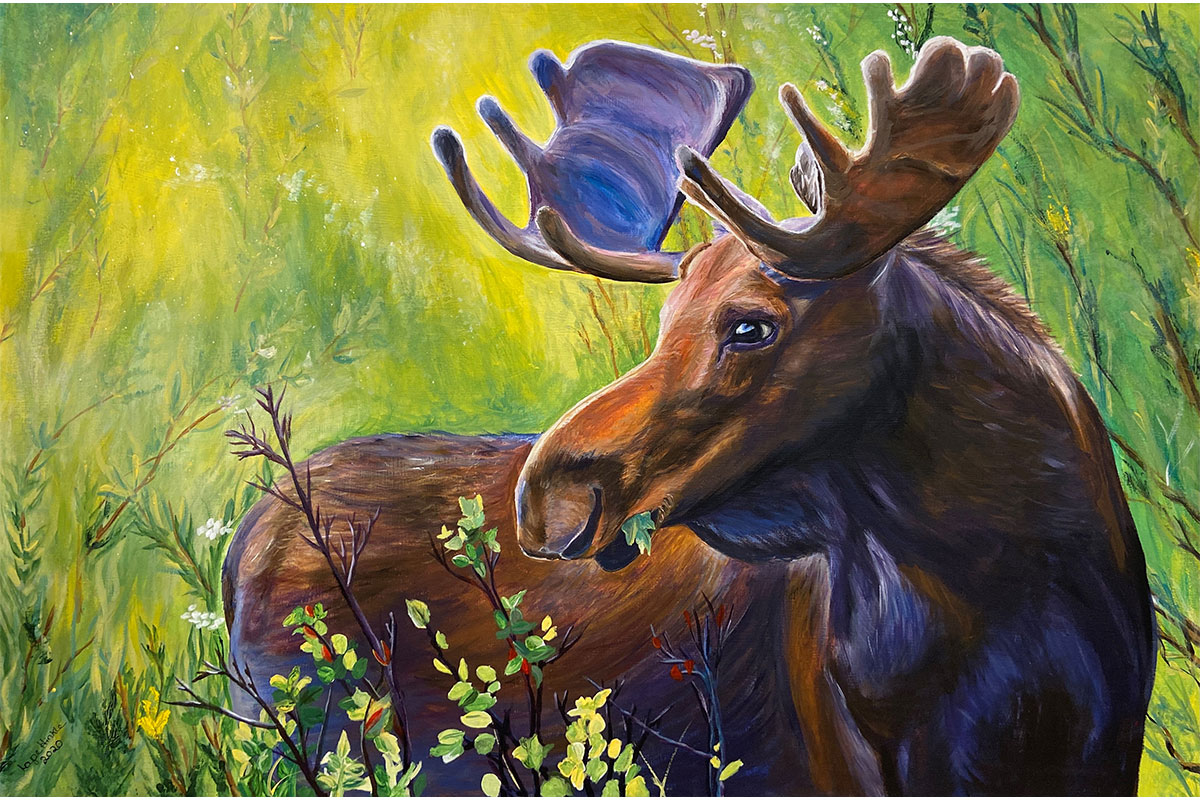 In Honor of the Moose by Loyse Hinkle - 2021 Second Place