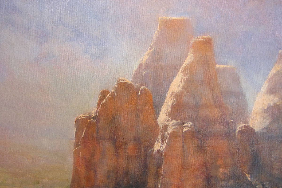 Detail of painting by John Phillips