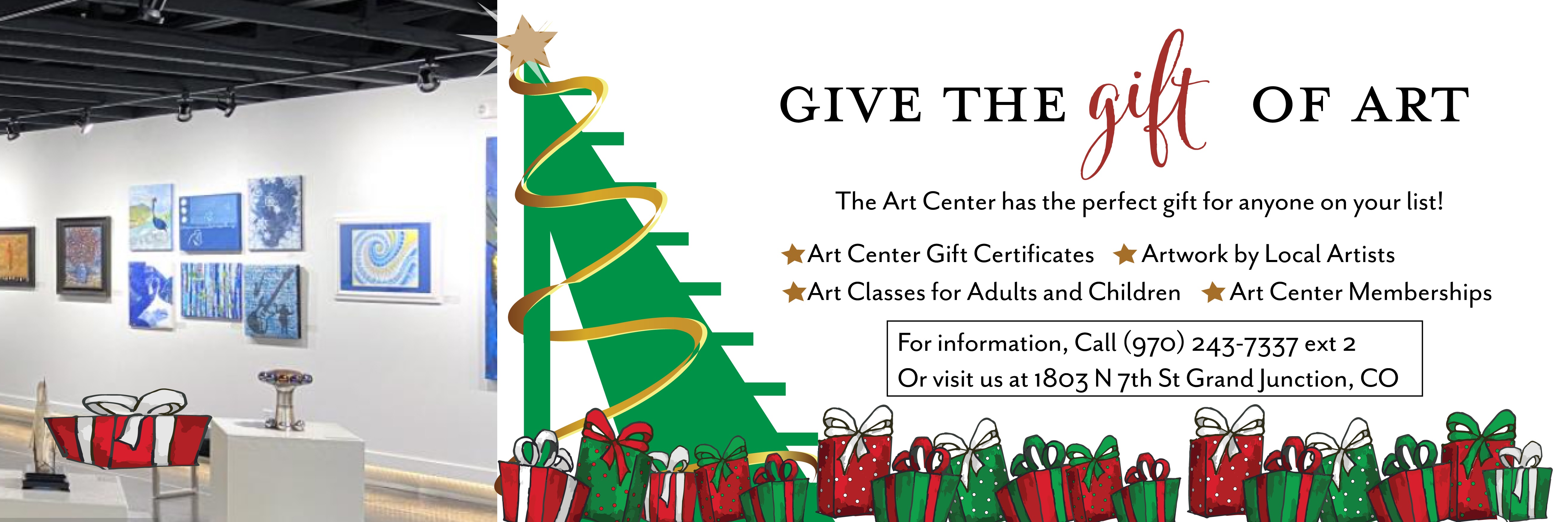 Give the Gift of Art at The Art Center's Gift Gallery