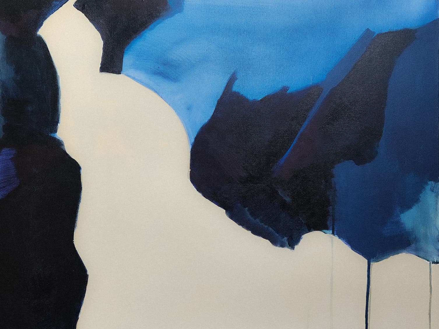 "Dérive de bleu n°4" by Ludivine Gérard