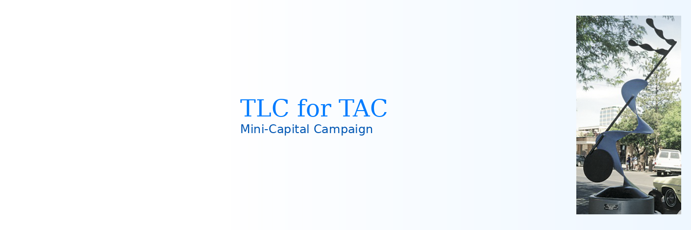 TLC for TAC Mini-Capital Campaign Banner