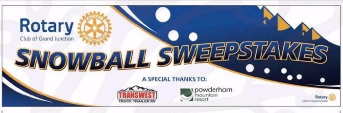 2026 Rotary Snowball Sweepstakes banner