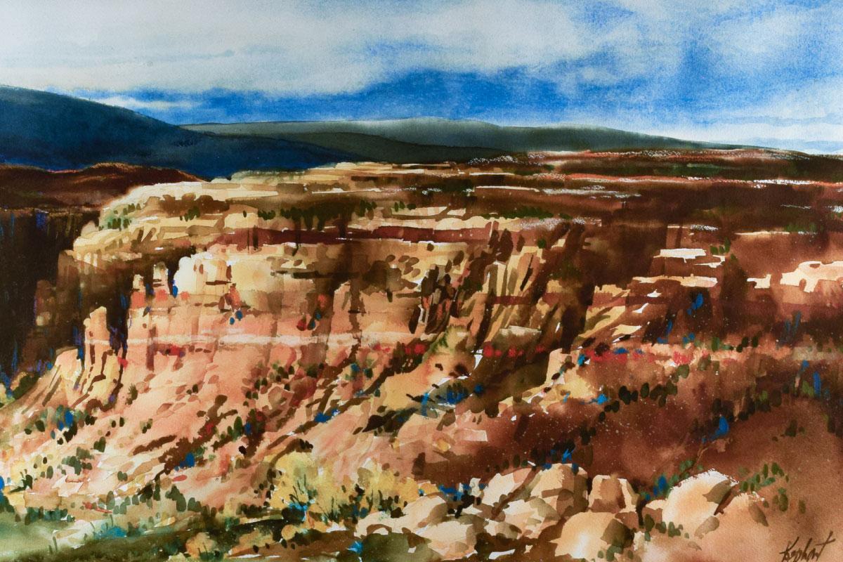 Landscape painting of Colorado National Monument by Jac Kephart