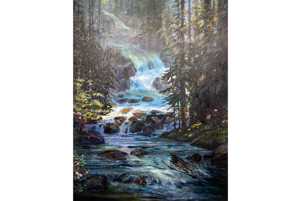 Painting of Waterfalls