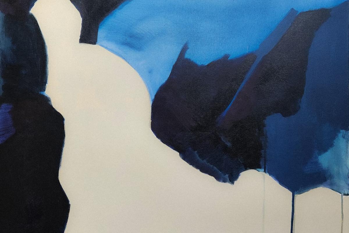 "Dérive de bleu n°4" by Ludivine Gérard