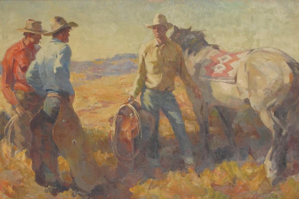 "The Round-up (Boss Gives Orders)" by Harold Bryant