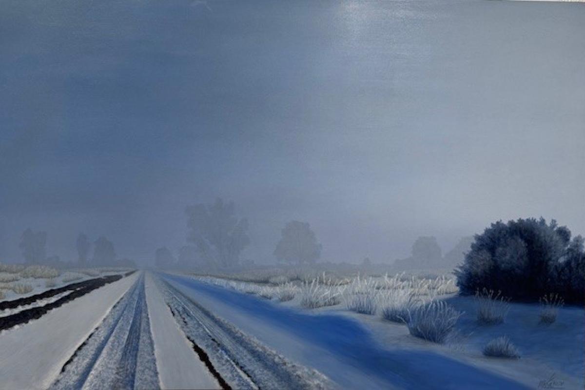 "It's Just Beyond Those Trees" by Wayne McKinzie