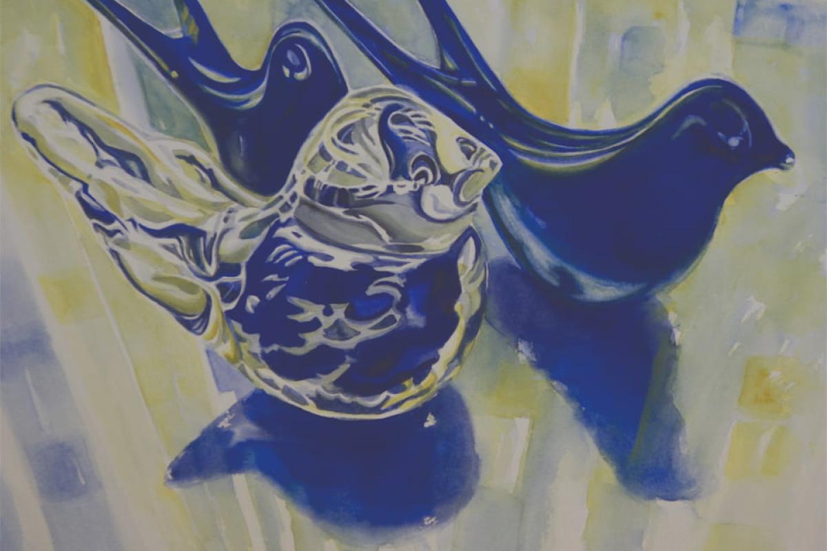 "Blue Birds" by Benita Brewer