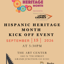 Hispanic Heritage Month Kick Off Event September 15 5:30 PM